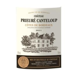 Château Prieuré Canteloup 2011 Côtes de Bordeaux - Vino tinto de Bordeaux