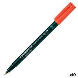 Rotulador Staedtler Lumocolor Retroproyeccion Punta De Fibra Permanente 313-2 Rojo Punta Super Fina Redonda 0.4 mm 10 unidades Precio: 15.68999982. SKU: S8422852