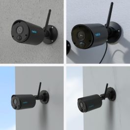 Reolink B320-B Cámara de Seguridad IP WiFi Batería Interior/Exterior Google Assistant 3MP 2K Color Negro