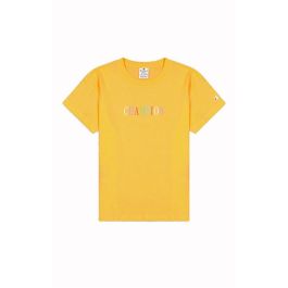 Camiseta de Manga Corta Mujer Champion Amarillo L