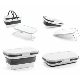 Cesta de Picnic Plegable con Tapa-Mesa Pickning InnovaGoods Cesta de Picnic Plegable con Tapa-Mesa Pickning InnovaGoods