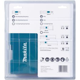 Makita B-66896 Juego de Brocas Negro