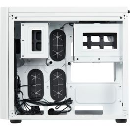 Corsair Crystal Series 280X RGB Micro ATX - Caja PC Gaming Blanca con Ventana de Cristal Templado y Filtro Anti-Polvo