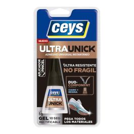 Ceys Ultraunick Poder Extremo - Adhesivo Instantáneo de Pincel 5 g - Fuerte, Flexible, Sin Olor, para Todos los Materiales Precio: 8.49999953. SKU: S7908747