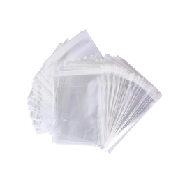 Blanca Bolsa Celofan 45x210 mm Paquete 100 Unidades Compostable Apto Alimentario