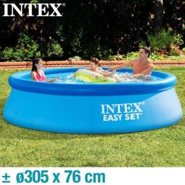 Intex Piscina Easy Set Redonda 305x76cm 3853L con Depuradora para Niños y Adultos