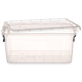 Caja Plastico Ordenacion Transparente 13,7L Kipit 27X18CM (12 Unidades) Caja Plastico Ordenacion Transparente 13,7L Kipit 27X18CM (12 Unidades)
