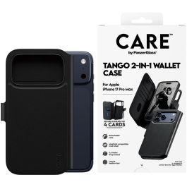 PanzerGlass Tango 2in1 Wallet MagSafe iPhone 17 Pro Max Funda Negro