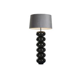 Lámpara de mesa Home ESPRIT Negro Gris 50 W 220 V