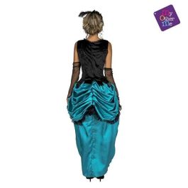 Disfraz señorita saloon azul talla m-l Disfraz señorita saloon azul talla m-l