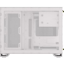 Corsair Caja PC Midi Tower ATX Blanca con Ventana Lateral y USB-C – Compatible Refrigeración Líquida 360mm