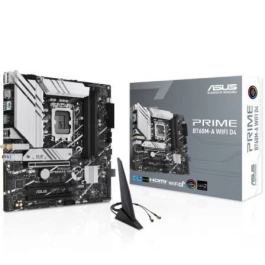 ASUS PRIME B760M-A WiFi D4 INTEL1700 4DDR4 HDMI PCIE4.0 M.2 USB3.2 MATX Precio: 138.5000001. SKU: S5616575