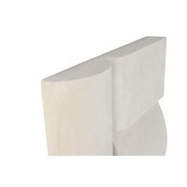 DKD Home Decor Decoración Pared Scandi de MDF Blanco Abstracto 120 x 80 cm