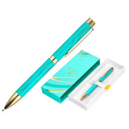 Belius Aqua Boligrafo Aluminio Turquesa Dorado Tinta Azul Punta 1mm Caja Diseño Precio: 12.68999963. SKU: B1FVVWYWJ5