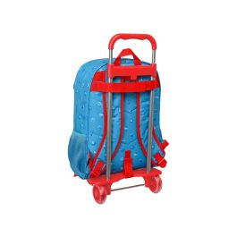 Mochila Escolar con Ruedas SuperThings Rescue force 32 x 42 x 14 cm Azul