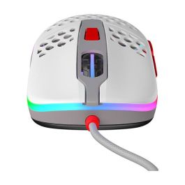 Cherry XTRFY MSM M42 Ratón Óptico USB Tipo A 16000 DPI Multicolor con Iluminación RGB Cableado para Gaming