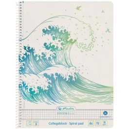 herlitz Spiralblock A4, 70 hojas, rayado 28 GREENline Welle Precio: 18.49999976. SKU: B16NMHQFV5