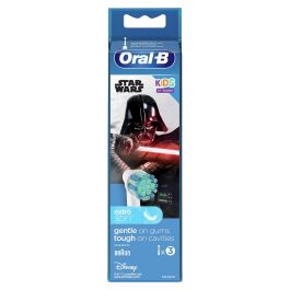 Oral-B Aufsteckbürsten / Cabezal para Cepillo de Dientes Eléctrico Infantil Star Wars - Pack de 3 Unidades - Diseñado para Niños - Alemán/Alemania