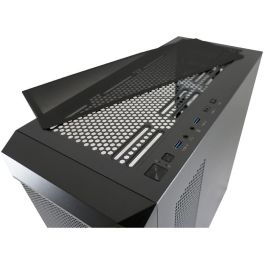 LC-Power 804B Midi Tower Gaming PC RGB Negro con Ventana de Vidrio Templado para ATX/microATX/Mini-ITX