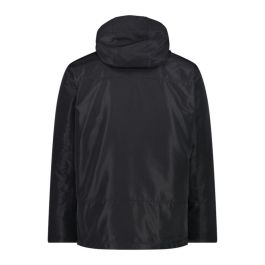 Chaqueta Deportiva para Hombre Campagnolo Zip Hood Detachable Inn Negro