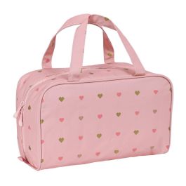 Neceser Escolar Glow Lab Hearts Rosa 31 x 14 x 19 cm Neceser Escolar Glow Lab Hearts Rosa 31 x 14 x 19 cm