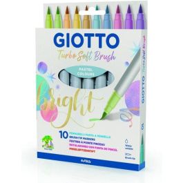 Giotto Rotulador Turbo Soft Brush Punta Pincel Suave, Caja 10 Colores Pastel Precio: 6.50000021. SKU: B16X25P9MH