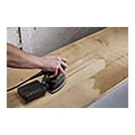 Wolfcraft Hojas de Lija Adhesivas Corindón Triangular Grano 80 Perforadas Pack 10 uds