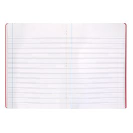 Libreta Liderpapel 360 Tapa De Plastico A4 48 Hojas 90 gr-M2 Pauta 4 3,5 mm Con Margen Colores Surtidos 8 unidades