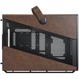 Montech Heritage TG Midi Tower PC Negro Imitación Piel