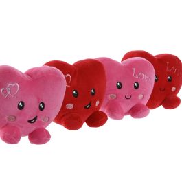 Peluche Kids DKD Home Decor Rojo Rosa 5 x 11 x 14 cm (8 Unidades)