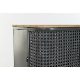 DKD Home Decor Estanteria Metal Industrial Loft Gris Natural 39 x 133 x 79 cm