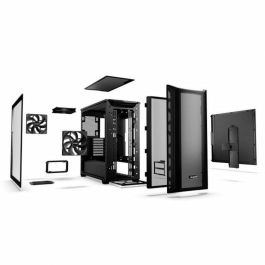 be quiet! Shadow Base 800 Black Midi Tower PC, ATX, EATX, micro ATX, Mini-ITX, Cristal Templado, Acero, ABS