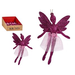 Adorno de Árbol de Navidad Hada Fucsia Krist+ 8x13x4 cm (48 Unidades) Precio: 74.69000033. SKU: B1AR3ZZC94