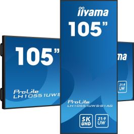 iiyama Pantalla LFD Profesional 105 pulgadas 5120x2160, 500 nits, para uso 24/7 y Modo Retrato