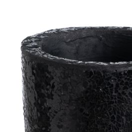 Jarrón Negro Fibra de Vidrio Decoración 54 X 54 X 154 cm