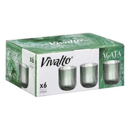 Vaso Bajo Verde Musgo 270 ml Vidrio - Vivalto 7.2x9.3x7.2 cm (24 Unidades) Vaso Bajo Verde Musgo 270 ml Vidrio - Vivalto 7.2x9.3x7.2 cm (24 Unidades)