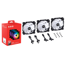 XPG VENTO 120 ARGB PWM Carcasa del ordenador Ventilador 12 cm Negro 3 pieza(s) Precio: 30.94999952. SKU: B1CMHCWGGS