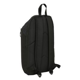 Safta Mini Mochila Stranger Things Cremallera Vertical Negra 22x39x10cm Poliéster 600D