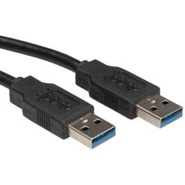 ROLINE 11.02.8971 Cable USB A a USB A, USB 3.2 Gen 1, Macho/Macho, Negro, 3 m