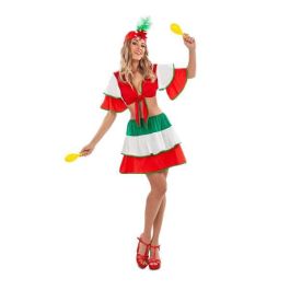 My Other Me Disfraz Rumbera Sexy para Mujer de Carnaval Fiesta Temática Talla M-L 100% Poliéster