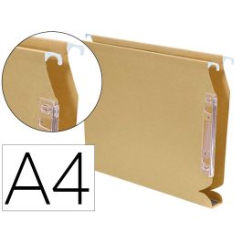 Carpeta Colgante Fade Din A4 Visor Lateral 250x330x30 mm Kraft 25 unidades Precio: 28.58999979. SKU: S8406721