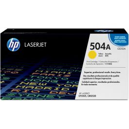 HP 504A Cartucho de Tóner Original Amarillo para Impresoras HP LaserJet con Tecnología ColorSphere Precio: 86.88999957. SKU: S8409682