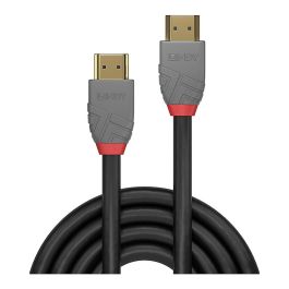 Lindy Cable HDMI High Speed Anthra Line 0.5m, Triple Blindado, 4K 60Hz 4:4:4, Contactos Dorados 24K