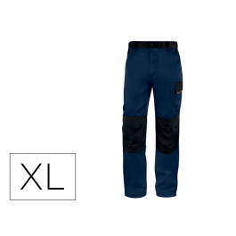 Deltaplus Pantalón de Trabajo Panostyle Azul Naranja Talla XL Cintura Ajustable 5 Bolsillos 65% Poliéster 35% Algodón Precio: 35.50000003. SKU: B14M4NXJRG