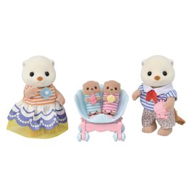 Sylvanian Families Familia Nutria Marina con 4 Figuras y Carro de Bebés Concha - Set de Juego 5803 Precio: 28.49999999. SKU: B1CPT4967X