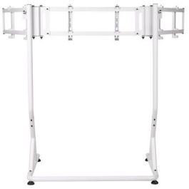Thermaltake GSC-MSP-MDSLWH-01 Soporte Triple Monitor Pro Snow, hasta 60 kg, para pantallas de 27" a 55", Blanco