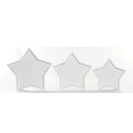 DKD Home Decor Centro de Mesa Shabby Blanco Madera Set de 3 Piezas 54 x 3 x 57 cm Precio: 18.8899997. SKU: S3027723