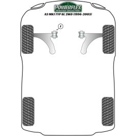 Powerflex Silentblock Trasero Trapecio Delantero PFF85-410PA