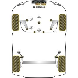 Powerflex Silentblock Delantero Triángulo Trasero PFF85-802