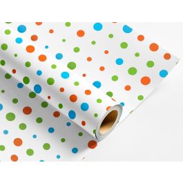 Papel De Regalo Liderpapel Todo Año Rollo Ancho 70 cm Longitud 2 Mt Gramaje 60 gr Diseños Surtidos C-2024 50 unidades